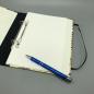 Preview: Ringbuch Planer A5 schwarz Innenseite Deckblatt Stift